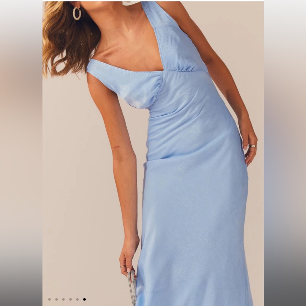 Peppermayo Loren dress in Light Green Sage shimmer - size 2 - Picture 17 of 17